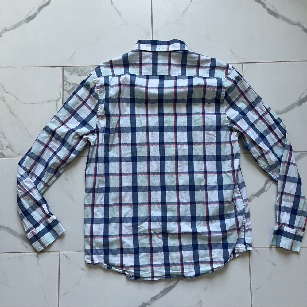 Chubbies Plaid Button Down Large - image 5